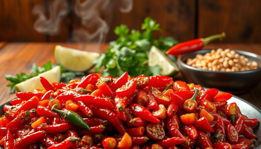 hidangan pedas Chili
