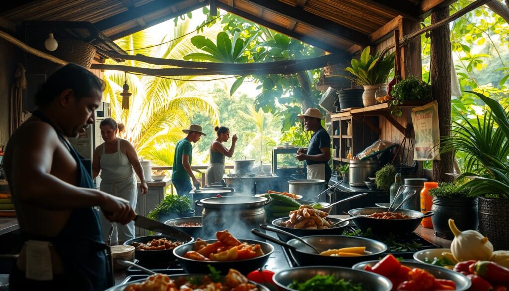 pengalaman memasak di Belize