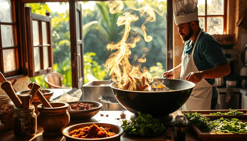 Pemanfaatan Asap dalam Masakan Jamaika