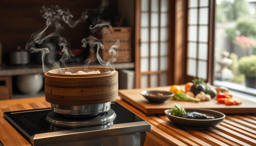 teknik memasak Jepang steaming