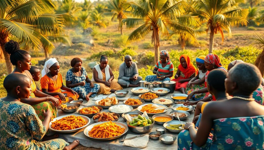 tradisi makan di Gambia