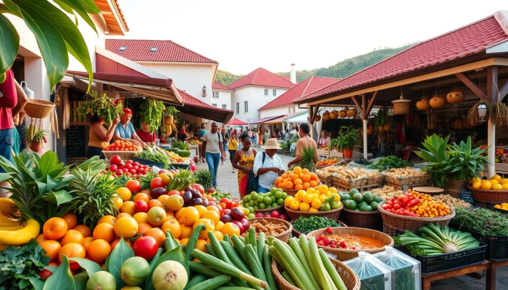 kuliner vegan Saint Lucia