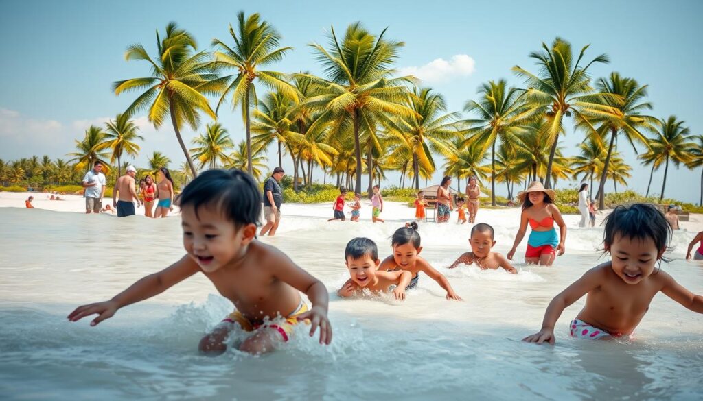 aktivitas ramah anak di Wisata Bahama