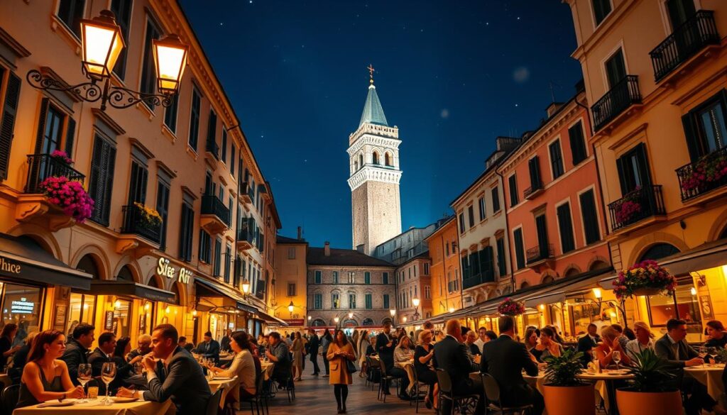 Kehidupan malam di Italia