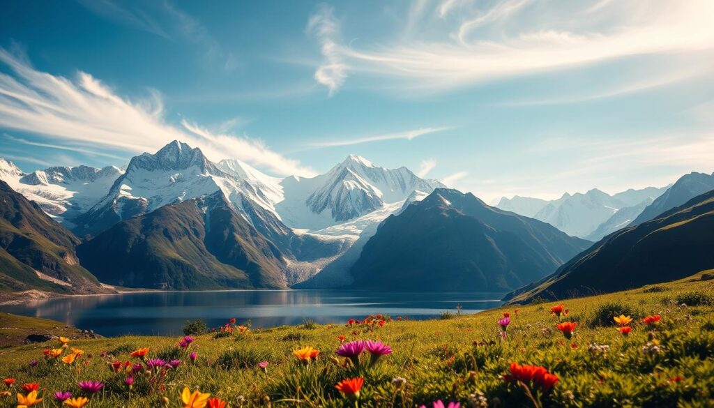 Pegunungan Tian Shan Kirgizstan